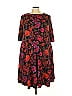 Roaman's Floral Black Casual Dress Size 22 - photo 1