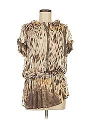 Robert Rodriguez Short Sleeve Silk Top