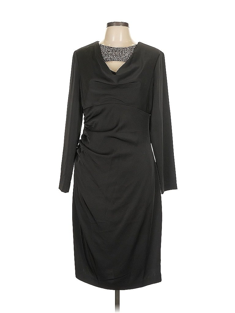 David Meister Black Cocktail Dress Size 12 - photo 1