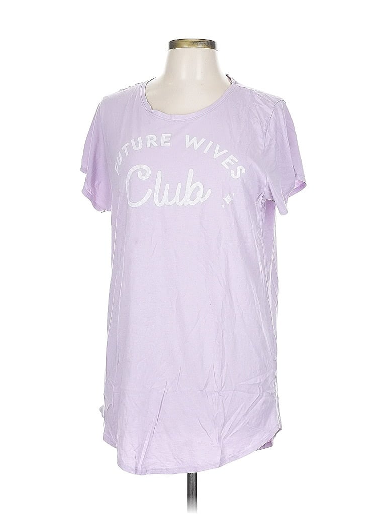 Pre-owned Assorted Brands Short Sleeve T-shirt In Purple