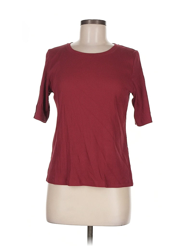 Pre-owned Uniqlo Cardigan Sweater In Burgundy