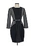 BCBGMAXAZRIA Color Block Gray Cocktail Dress Size S - photo 1