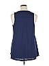 Porridge Color Block Blue Sleeveless Blouse Size XL - photo 2