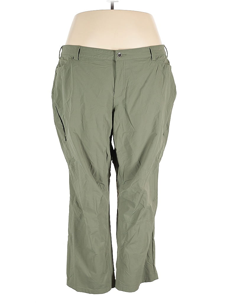 Pre-owned Duluth Trading Co. Khaki Pant In Green