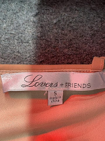 Lovers + Friends 100% Tencel Tan Romper Size S