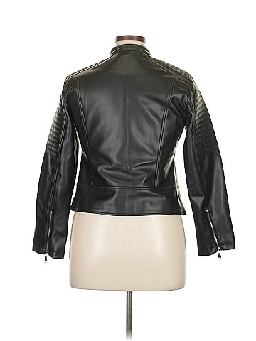Zara Faux Leather Jacket (view 2)