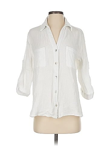 Pinch 3/4 Sleeve Button-Down Shirt (view 1)
