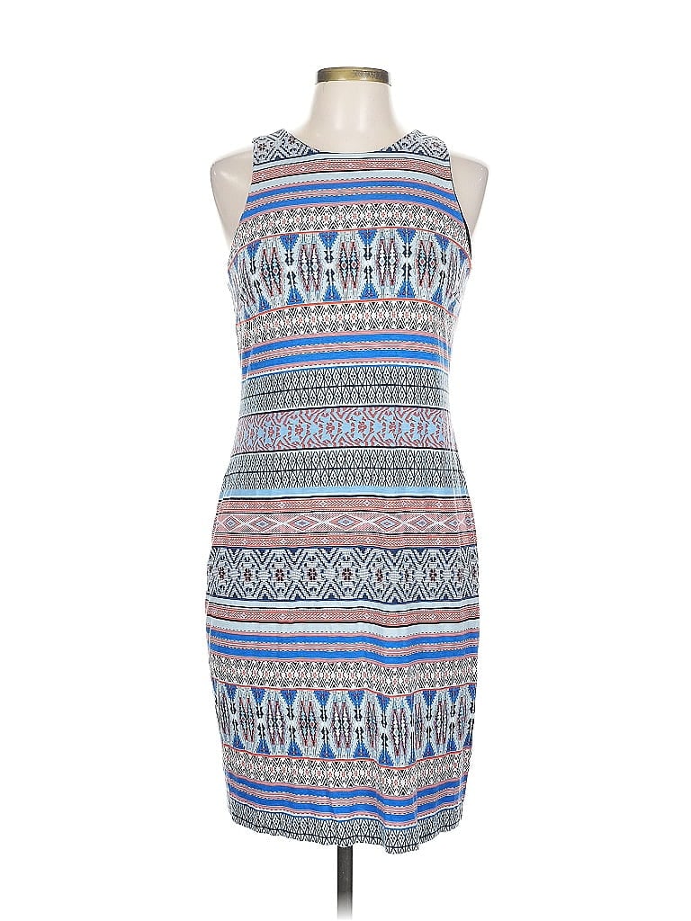 Pre-owned Karen Kane Casual Dress In Blue