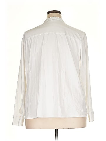 Calvin Klein 3/4 Sleeve Button-Down Shirt (view 2)