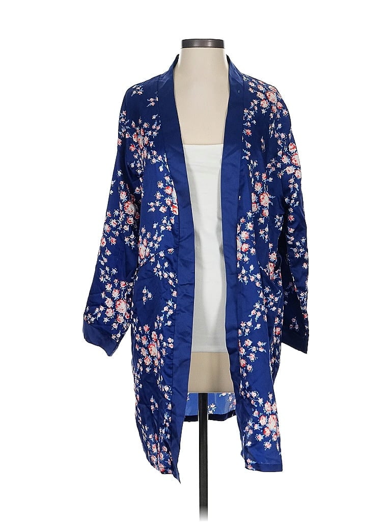 Pre-owned Morgan Lane Kimono In Blue