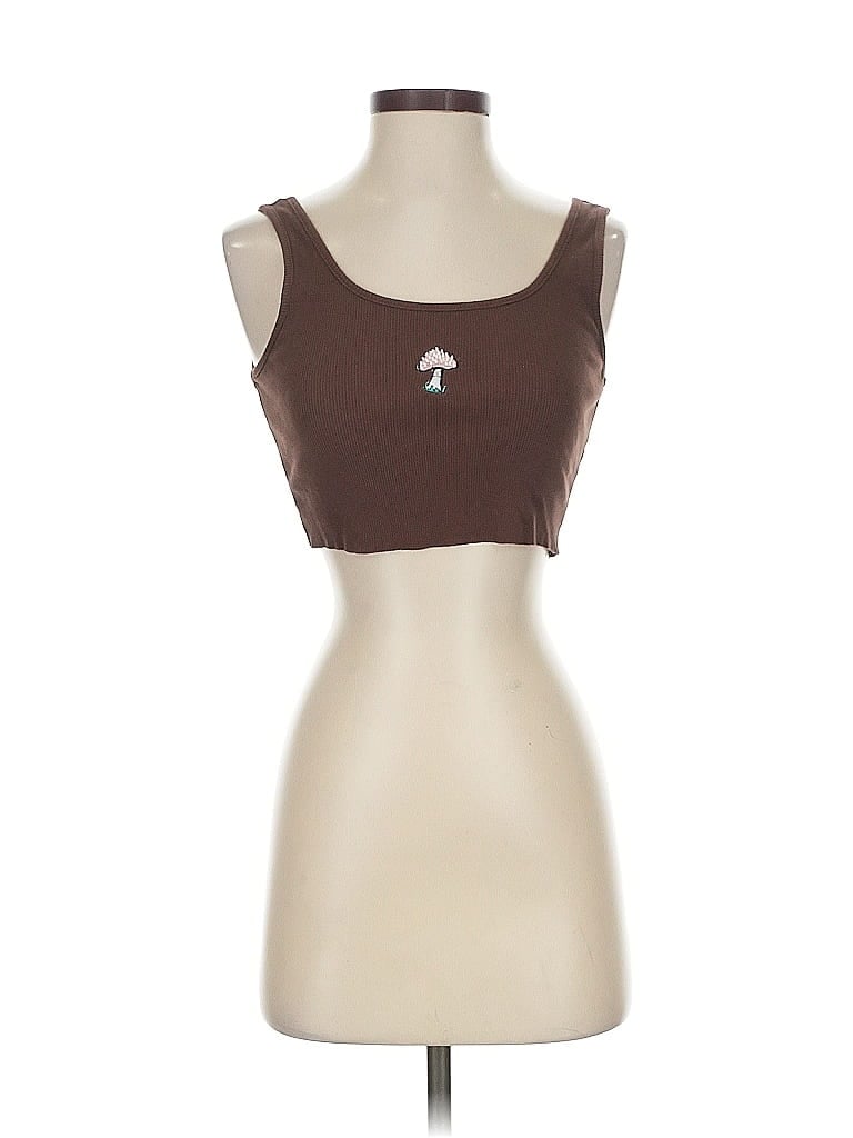 Pre-owned Garage Sports Bra In Brown