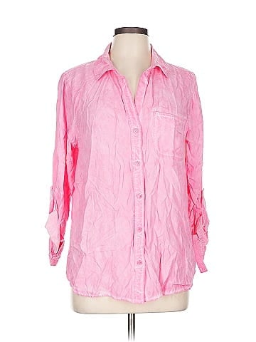 Velvet Heart 3/4 Sleeve Button-Down Shirt (view 1)