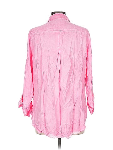 Velvet Heart 3/4 Sleeve Button-Down Shirt (view 2)