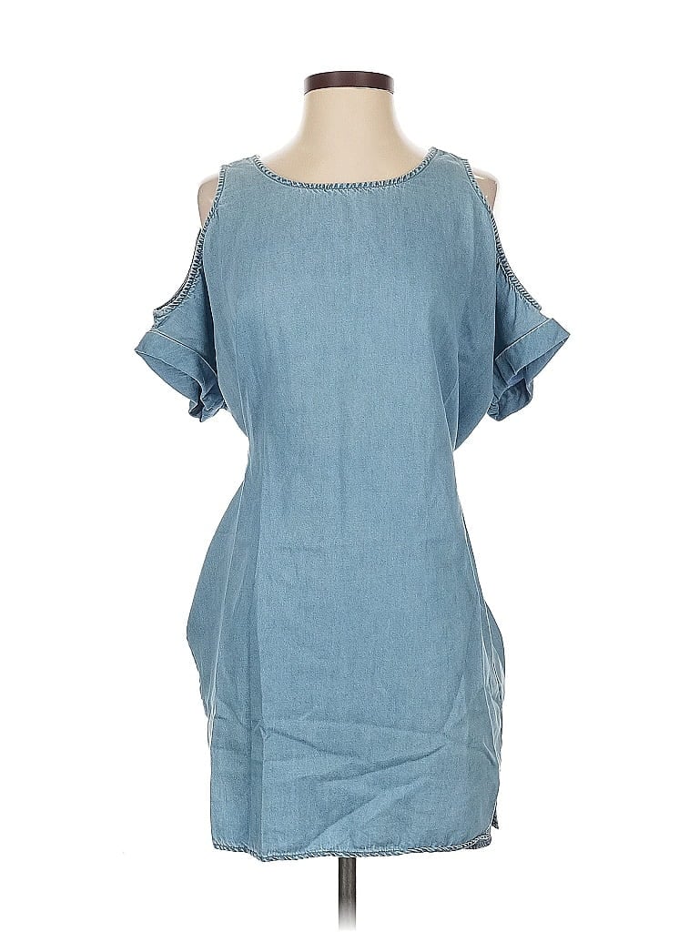 Pre-owned Allsaints Casual Dress In Blue