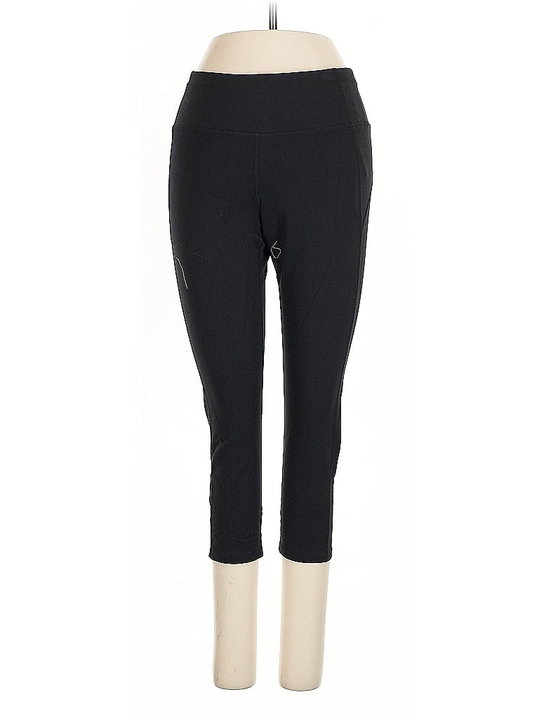 Pre-owned Skechers Active Pants In Black