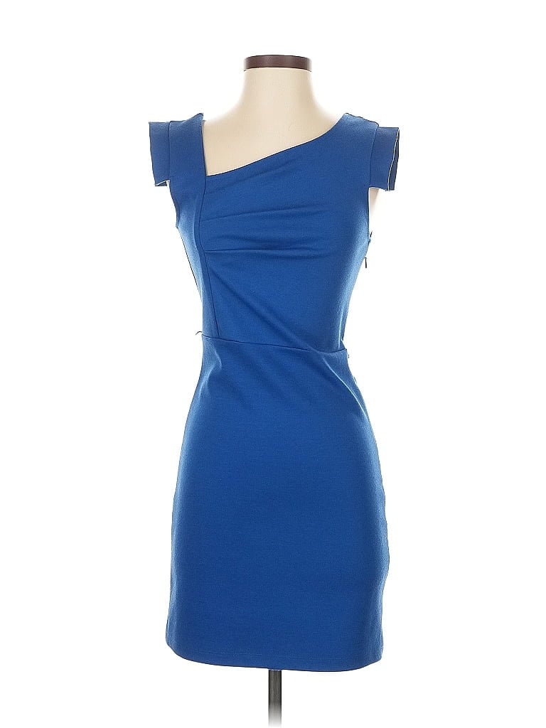 Pre-owned Bebe Cocktail Dress In Blue