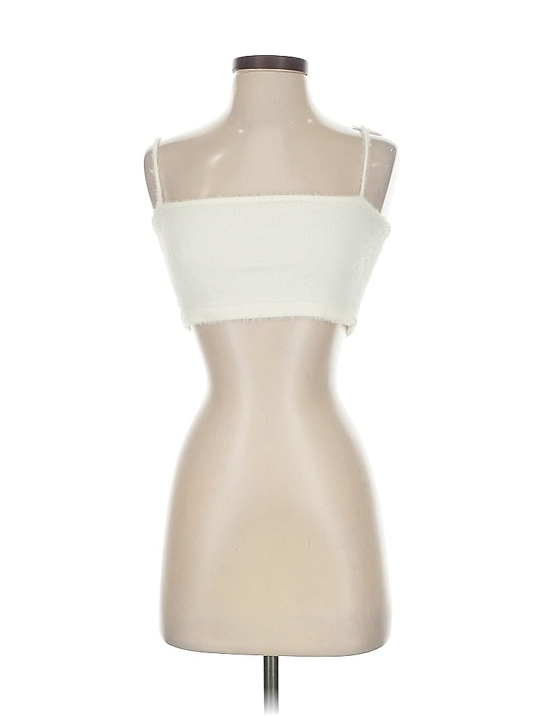 Pre-owned Amanda Uprichard Sleeveless Top Ivory Strapless Neckline Tops In White