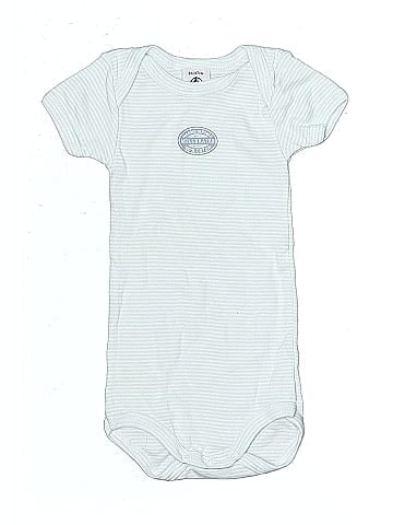 Petit Bateau Short Sleeve Onesie (view 1)