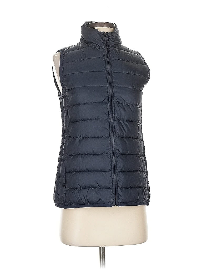 Pre-owned J.crew Factory Store Vest In Blue