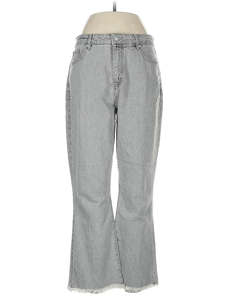 Pre-owned Ann Taylor Loft Jeans In Gray