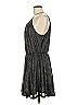 Jay Godfrey 100% Polyester Metallic Silver Black Cocktail Dress Size 8 - photo 5