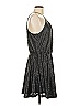 Jay Godfrey 100% Polyester Metallic Silver Black Cocktail Dress Size 8 - photo 4