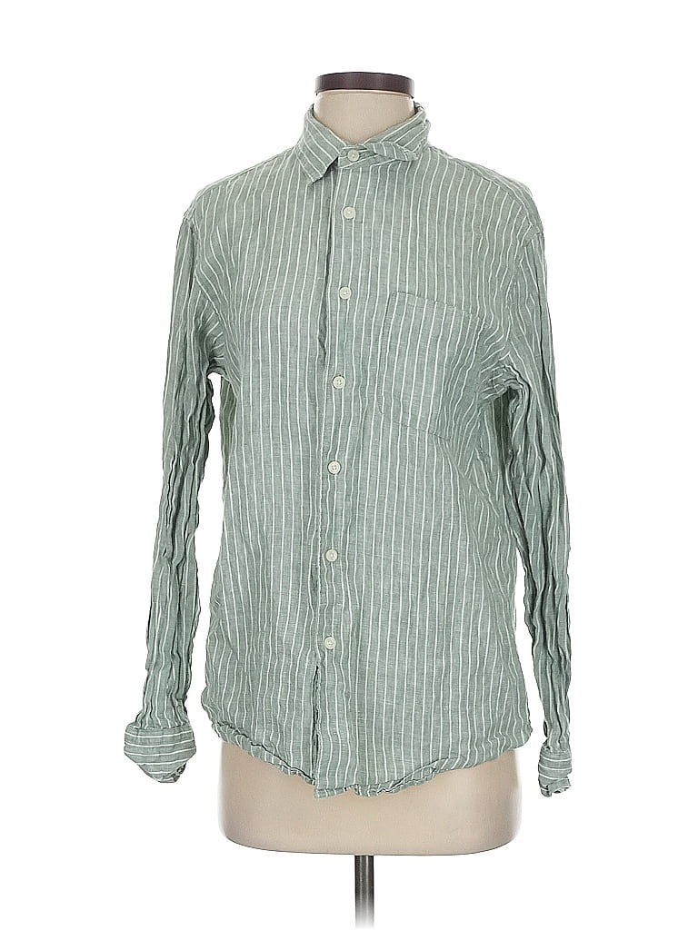 Click to view more detailed imagery on our partner's website Pre-owned Uniqlo Long Sleeve Button Down Shirt In Green