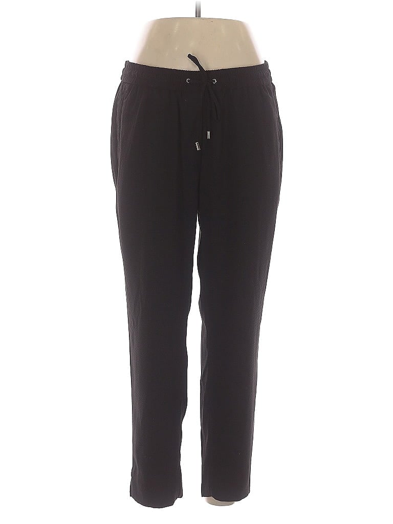 Pre-owned H&m Casual Pants In Black