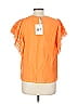 Endless Rose Orange Short Sleeve Blouse Size L - photo 2