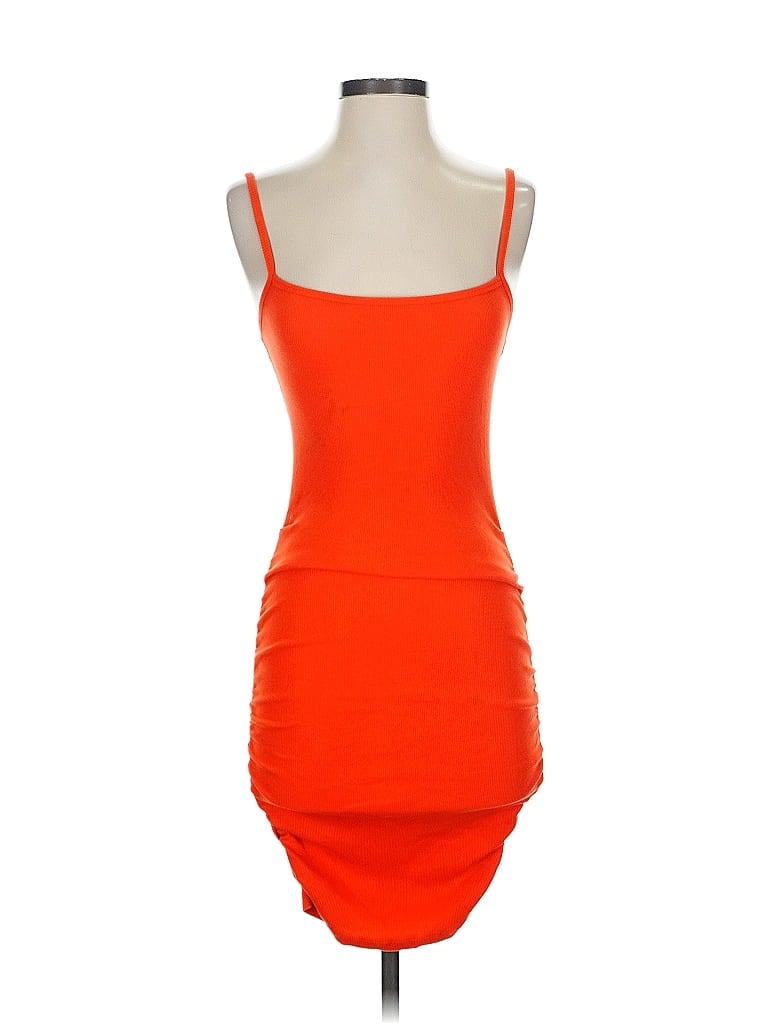 Pre-owned Melrose And Market Cocktail Dress In Orange