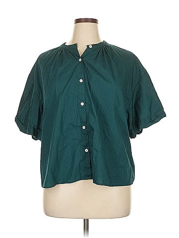Banana Republic Factory Store Short Sleeve Blouse (view 1)