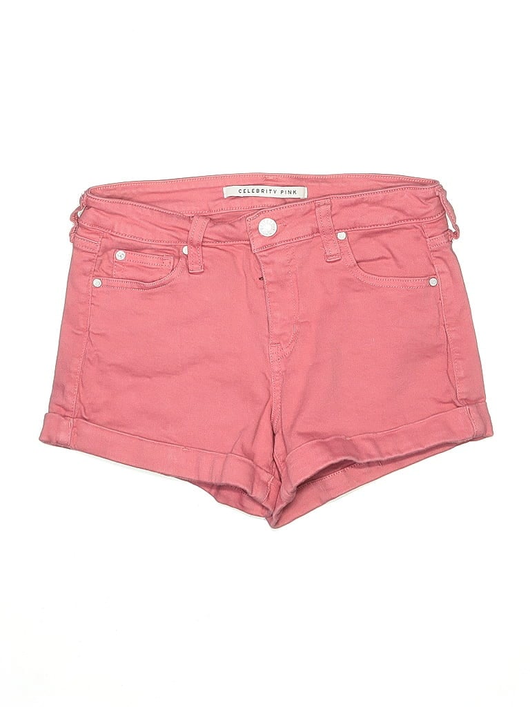 Pre-owned Celebrity Pink Denim Shorts In Pink
