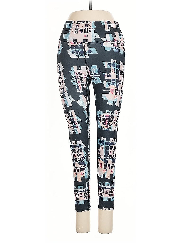 Oiselle Graphic Blue Leggings Size XS - photo 1
