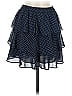 Michael Kors 100% Polyester Polka Dots Blue Casual Skirt Size 6 (estimated) - photo 1