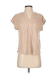 Cable & Gauge Short Sleeve Blouse