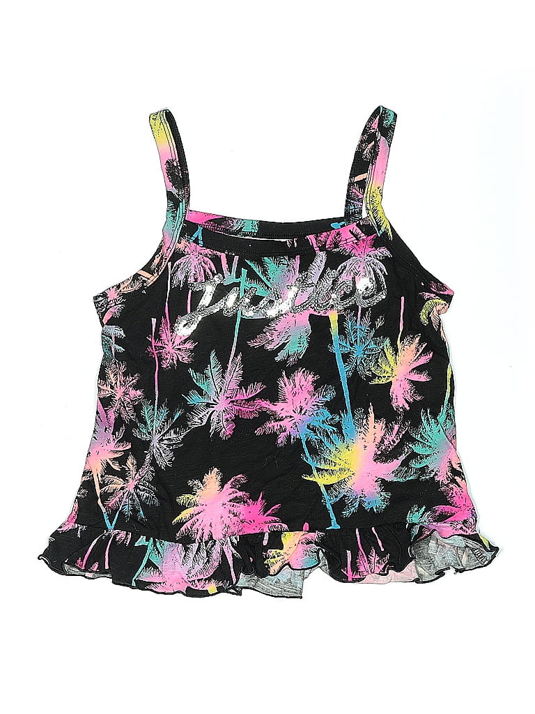 Pre-owned Justice Kids' Sleeveless Blouse In Black