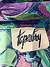 Vanity Paisley Teal Short Sleeve Blouse Size 1 - photo 7