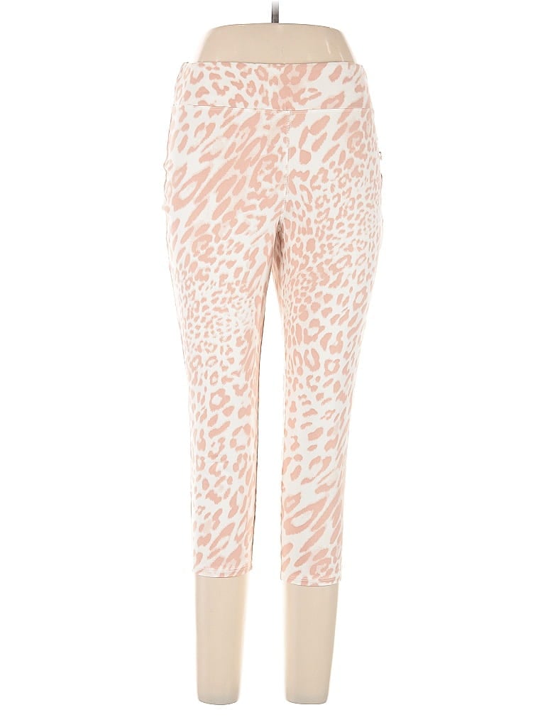 New Directions Active Pants In Animal Print