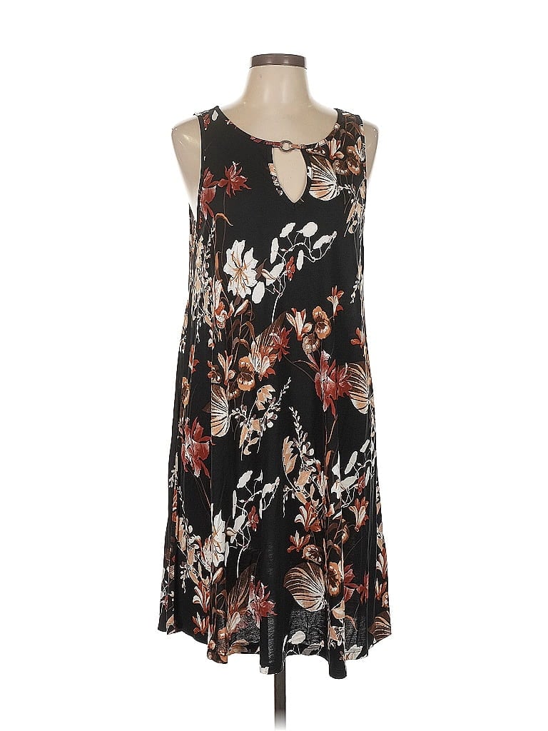 Pre-owned Lascana For Venus Casual Dress In Brown