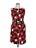 Carlisle Graphic Red Cocktail Dress Size 14 - photo 1