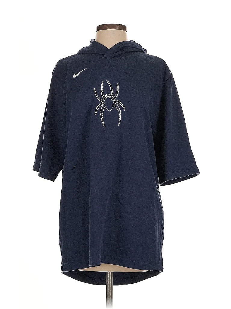 Pre-owned Nike 3/4 Sleeve T-shirt In Blue