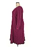 Woman Within Solid Burgundy Casual Dress Size 18 - 20 - photo 4
