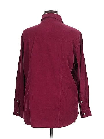 Elisabeth by Liz Claiborne Long Sleeve Button-Down Shirt (view 2)