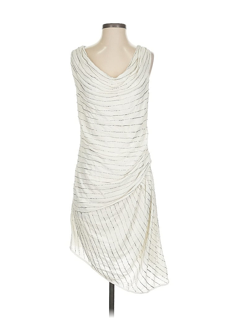Pre-owned Haute Hippie Cocktail Dress In Silver
