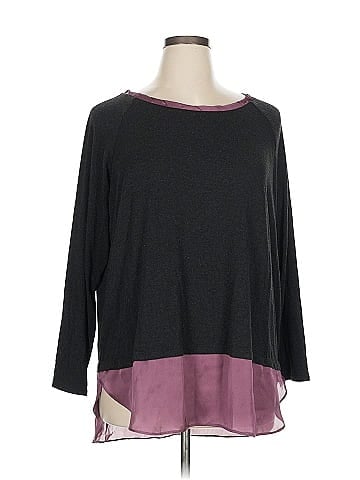 LOGO by Lori Goldstein Pullover Sweater (view 1)