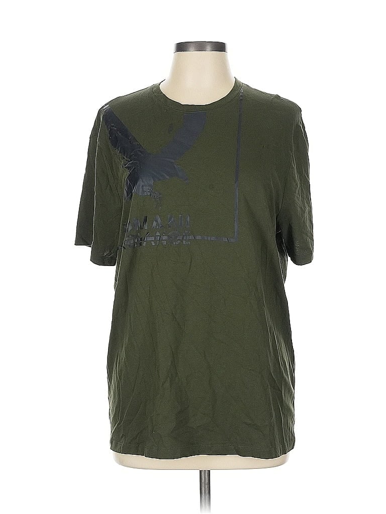 Pre-owned Armani Exchange Short Sleeve T-shirt In Green