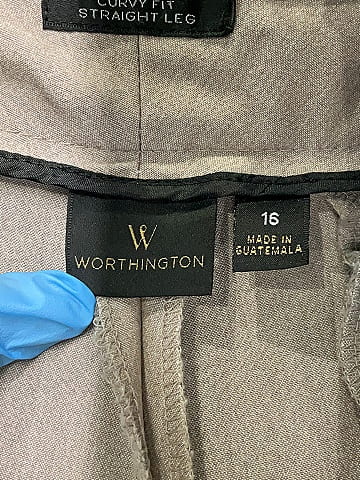 Worthington Gray Dress Pants Size 16
