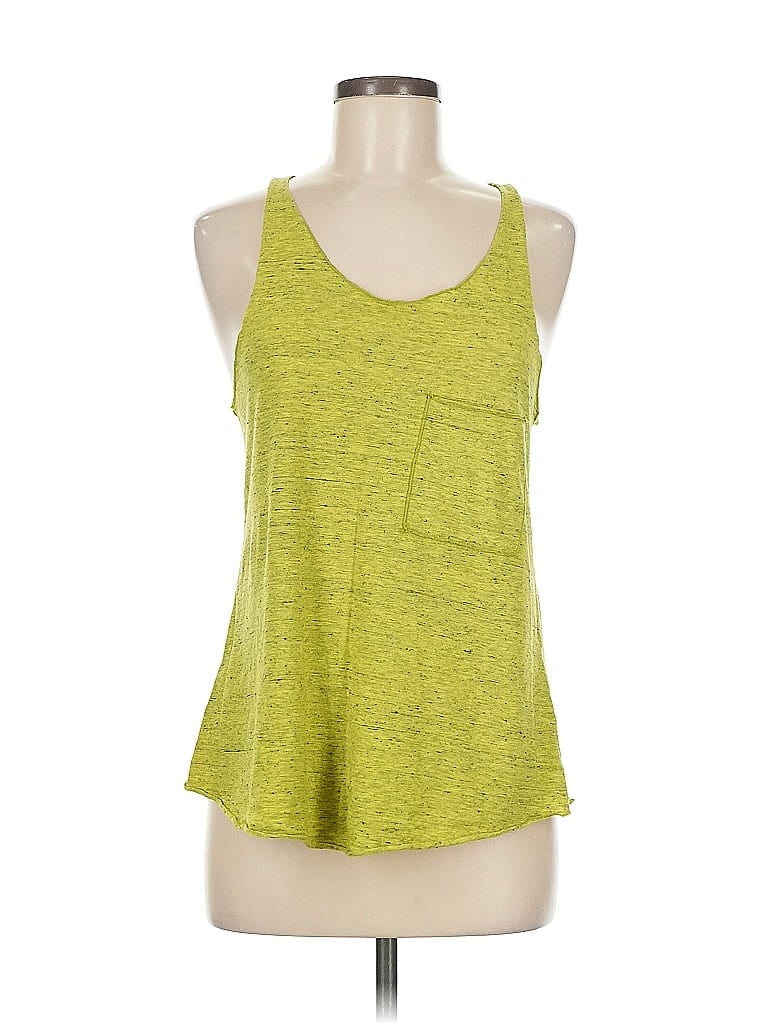 Click to view more detailed imagery on our partner's website Pre-owned Lna Sleeveless Top Green Halter Neckline Tops