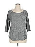 New Directions Gray Pullover Sweater Size 1X - photo 1