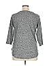 New Directions Gray Pullover Sweater Size 1X - photo 2